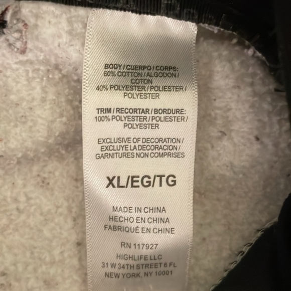 3 for $25! Reebok Womens Fleece Hoodie,Grey, size Xlarge‎ - Picture 3 of 7